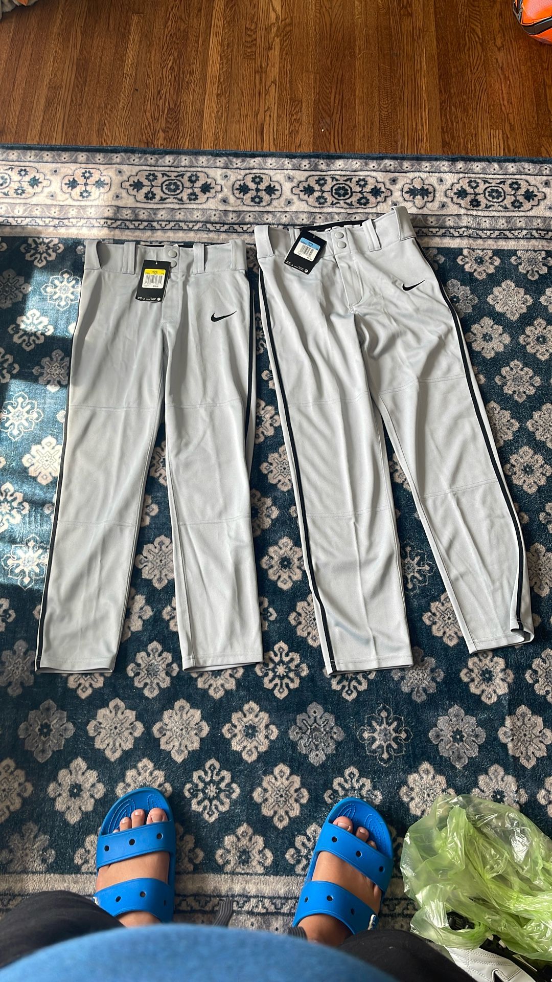 2 Grey Nike Baseball Pants