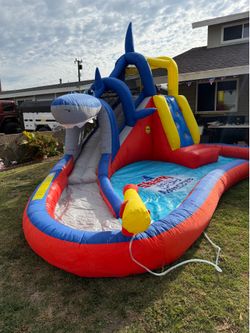 Kids water slide.