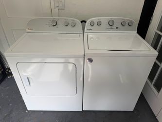 Whirlpool washer and dryer