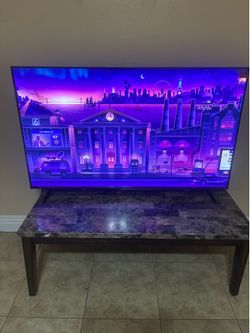 50in tv and California king bed frame