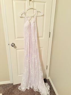 Floral Sequin Mermaid Wedding Dress