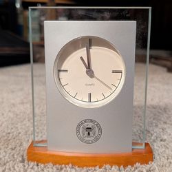 Vintage NSA National Security Agency United States of America Quartz Desk Clock