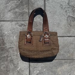Coach Soho Signature Monogram Canvas Handbag