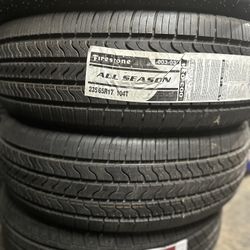 235/65/17 Firestone All Season NEW TIRE PAIR