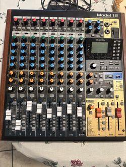 Tascam model 12 mixer