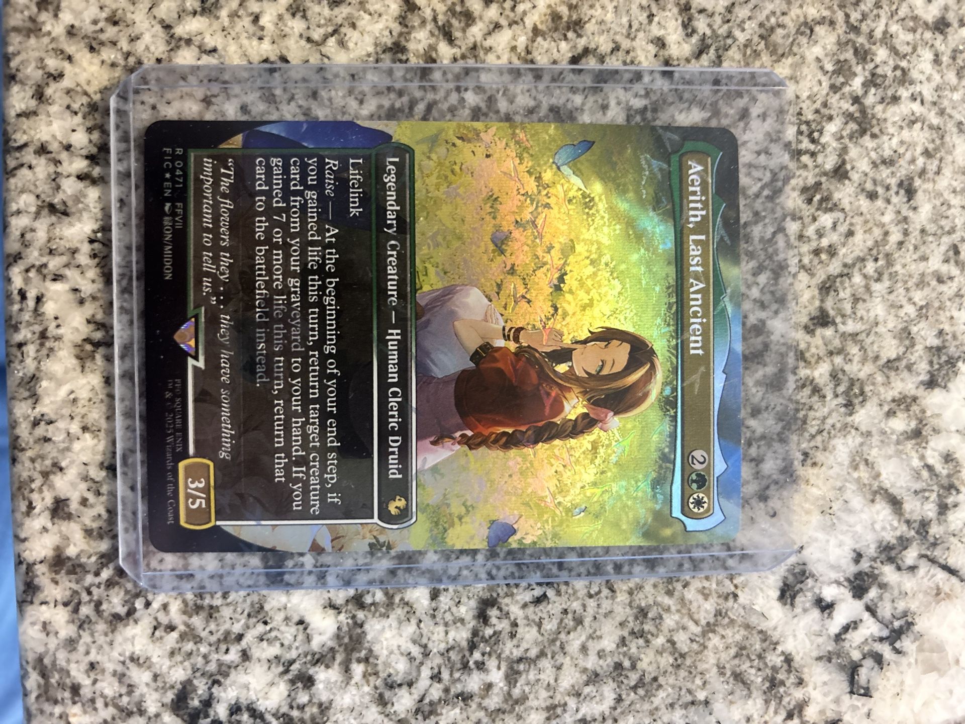 Aerith Last Ancient (borderless) (Chocobo Track Foil) Final Fantasy (FIC)