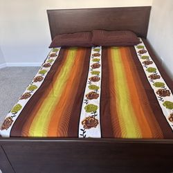 Ikea full size bed frame and slatted bed base
