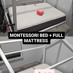 Montessori Bed Full With Mattress 