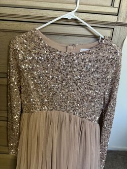 Sequin Maternity Gown