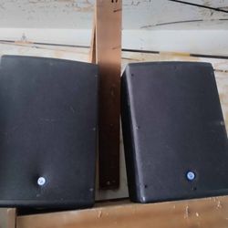 2 Atlas Sound SM8CXT 8" Coaxial Speakon Connection speakers with Internal Transformers