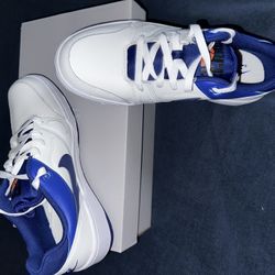 Nike Full Force Low "Summit White/Racer Blue/Summit White/Deep Royal Blue"