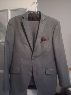 Mens Gray Santorini  Italian Suit