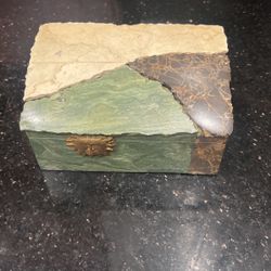 Antique celluloid collar box small