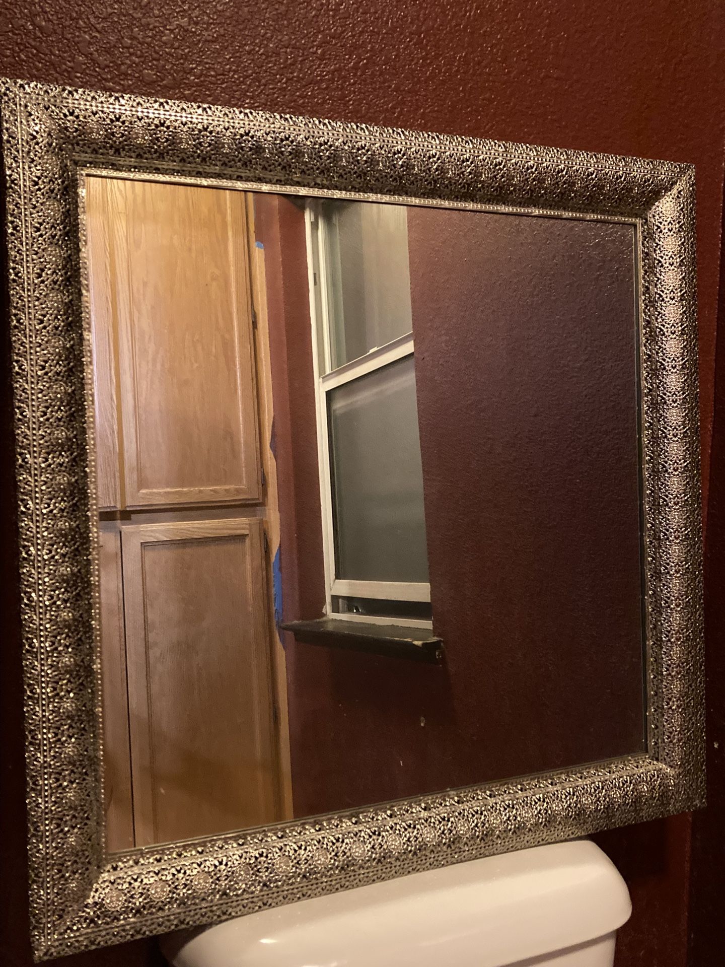 Decorative Metal Framed Mirror