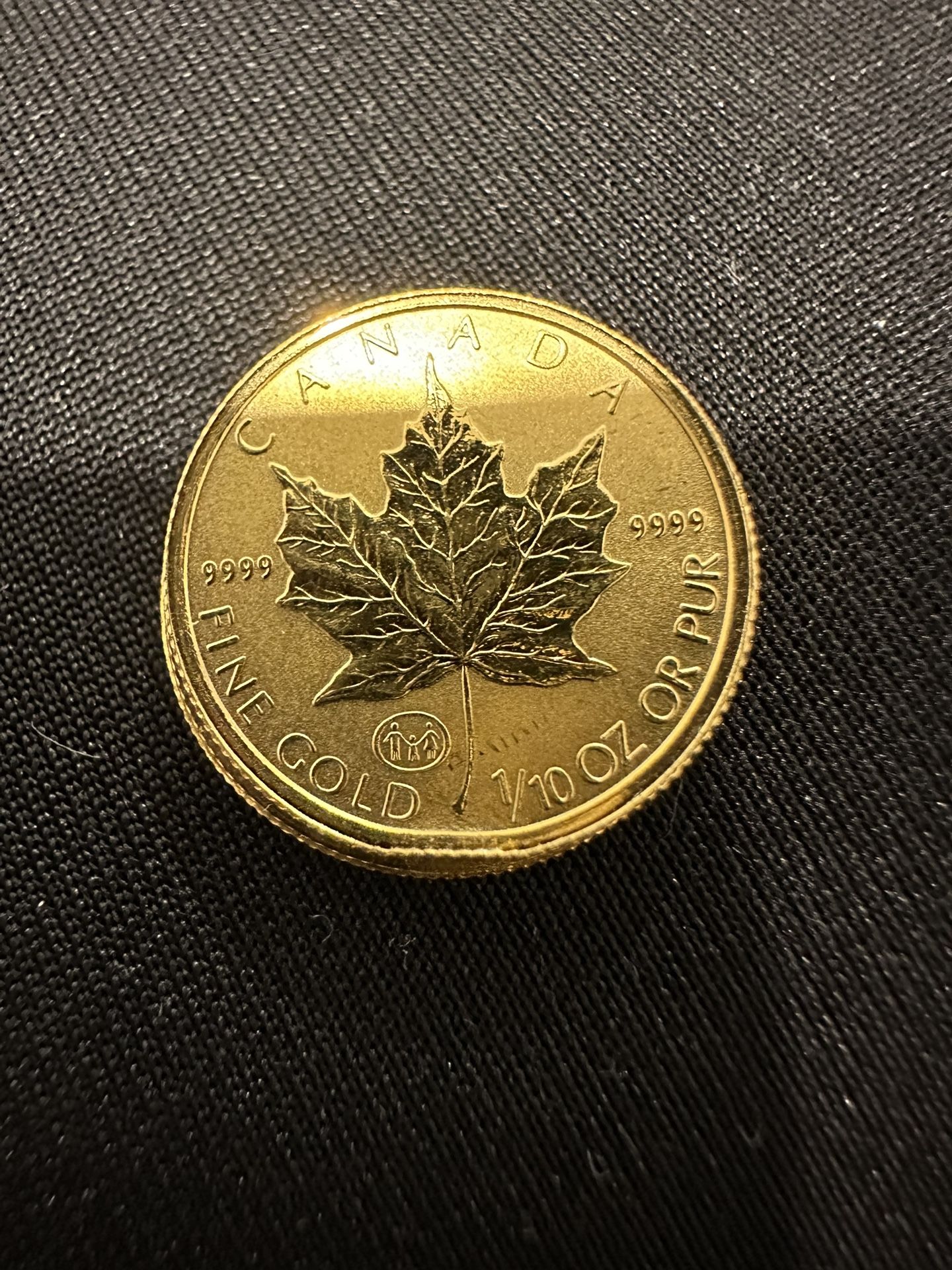 1997 Canada 1/10 oz Gold Maple Leaf