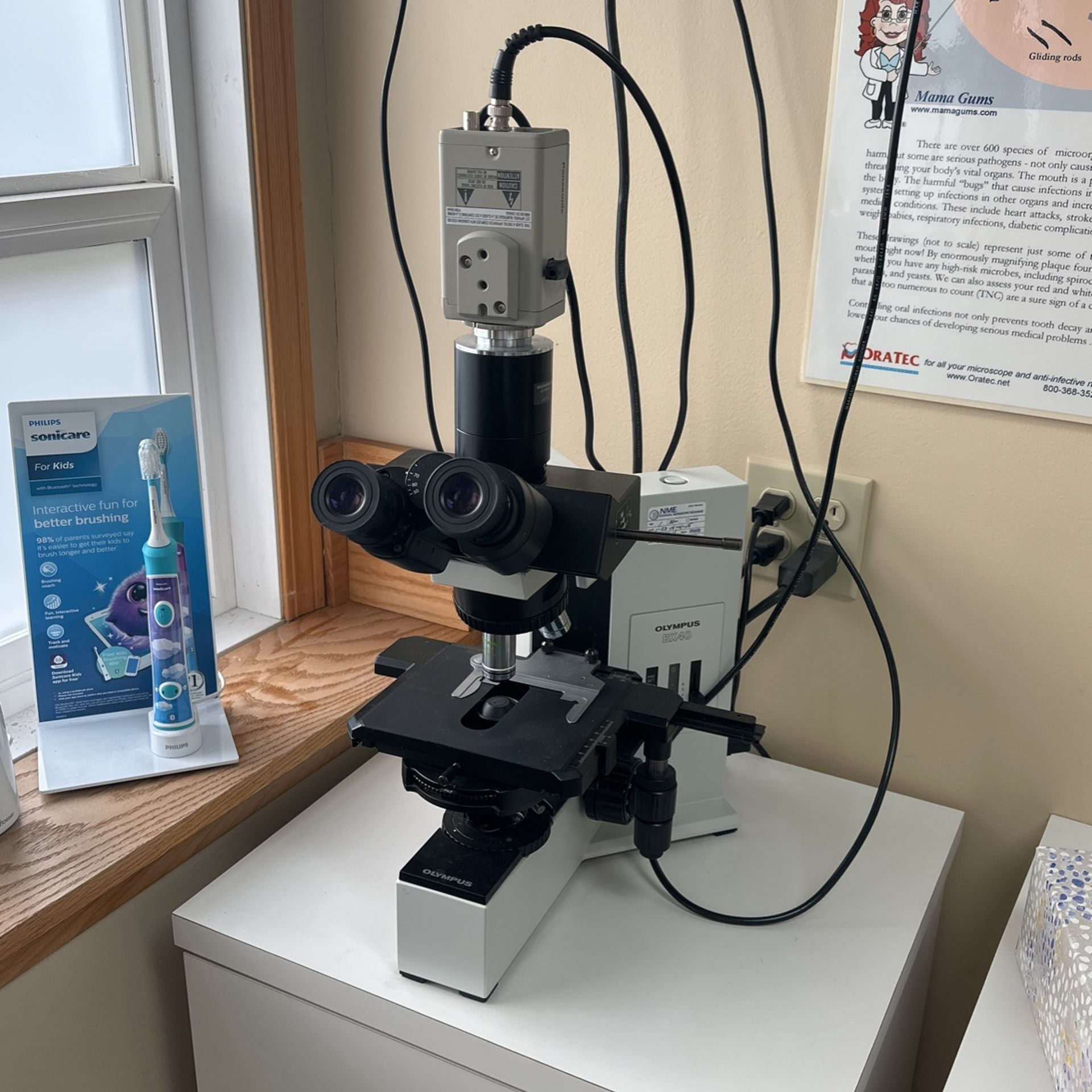 Olympus BX40 microscope