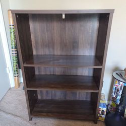 4 ft. Wooden book shelf.