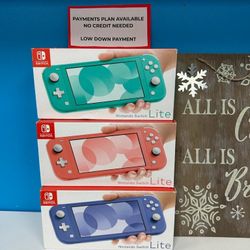 Nintendo Switch Lite Gaming Console New - PAYMENTS AVAILABLE With $1 DOWN