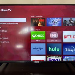 TCL 43" 4K SMART ROKU TV