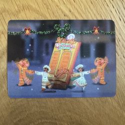 DISNEYLAND MAGIC KEY EXCLUSIVE A CHRISTMAS FANTASY PARADE LENTICULAR CARD GINGER