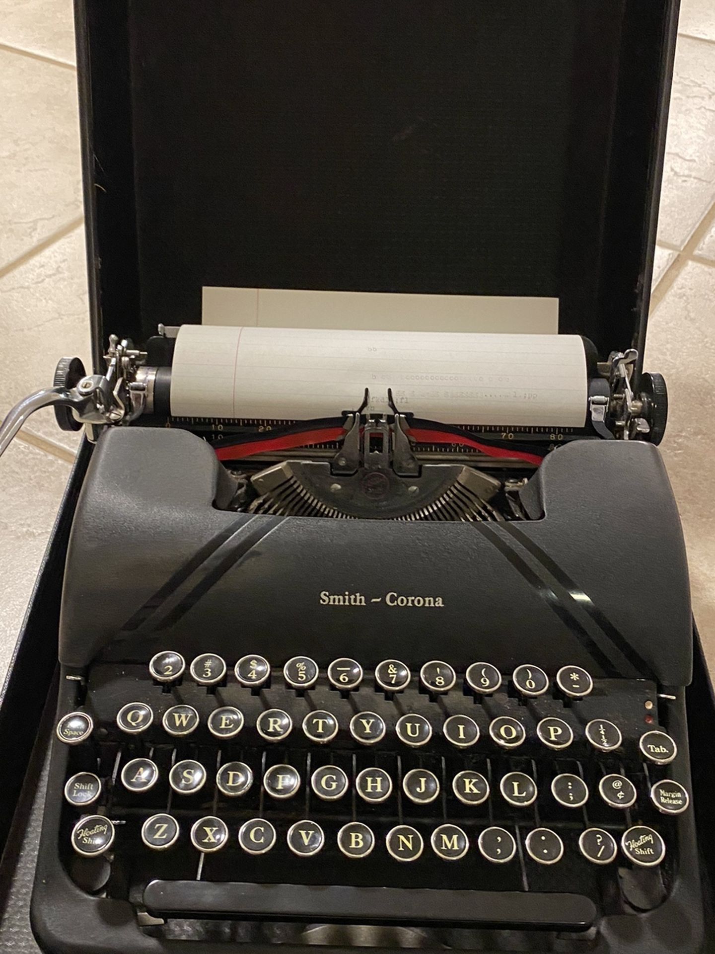 1945 Smith Corona Sterling Typewriter