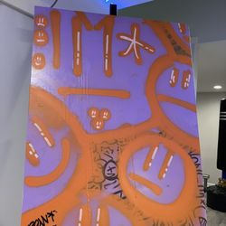  Custom graffiti art piece from a young artist