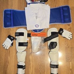 Taekwondo outfit.