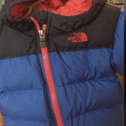 The North Face Nuptse Down Jacket Infant Boys Winter Coat Hoodie 6-12M.