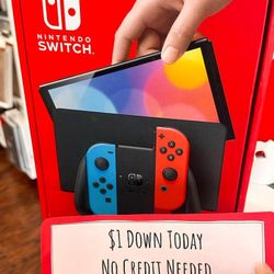 Nintendo Switch V2 Gaming Console -PAYMENTS AVAILABLE-$1 Down Today 