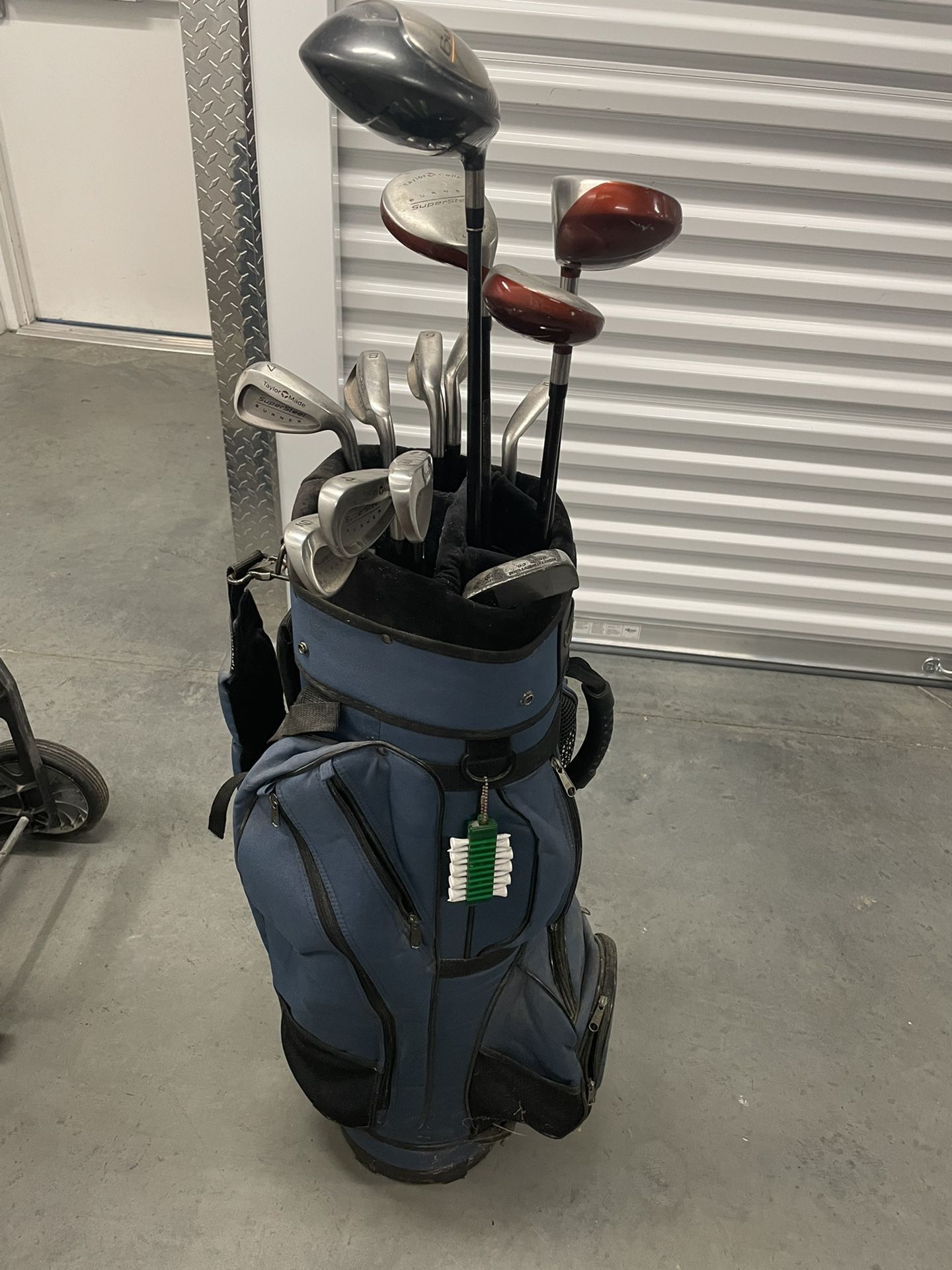 Full Set Taylor Made Golf Clubs with bag etc. 