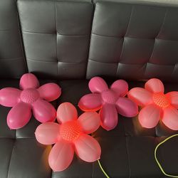 Flores Con Luz Para Decoración Para Abitacion De Una Niña 