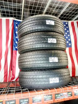 🇺🇸 4 GREAT USED TIRES P225/65R17 MICHELIN PRIMACY4 ALL SEASON TOURING 225 65 17
