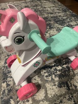 Nella The Princess Knight Trinket Ride-On Unicorn Horse Pony Toy