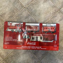 Coca cola sales train set collectibles