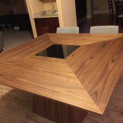 Modani Squadri Walnut Dining Table