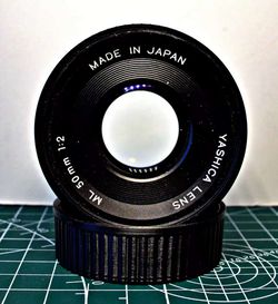 Yashica 50 mm. F2 vintage lens
