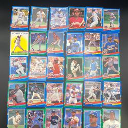 30 baseball cards Donruss 1991