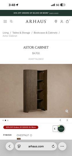 Arhaus Astor cabinet