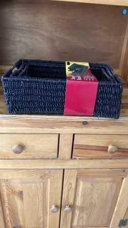 Seagrass Basket Set New 