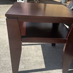 Wooden side table 15$