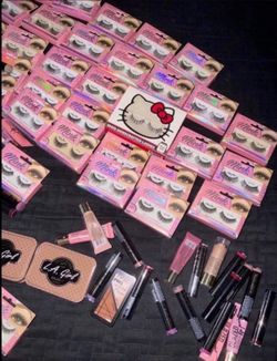 Eyelashes+make up