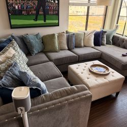 Sectional Couch With Cloth Autumn 