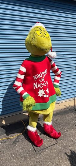 Grinch Naughty or Nice Animated Christmas Decoration