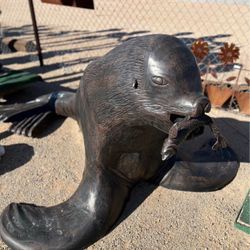 Sea Lion Statue – Aluminum Ranch & Outdoor Décor