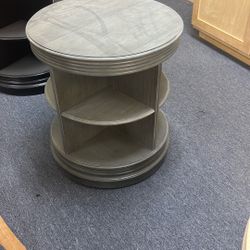 Round Library End Table