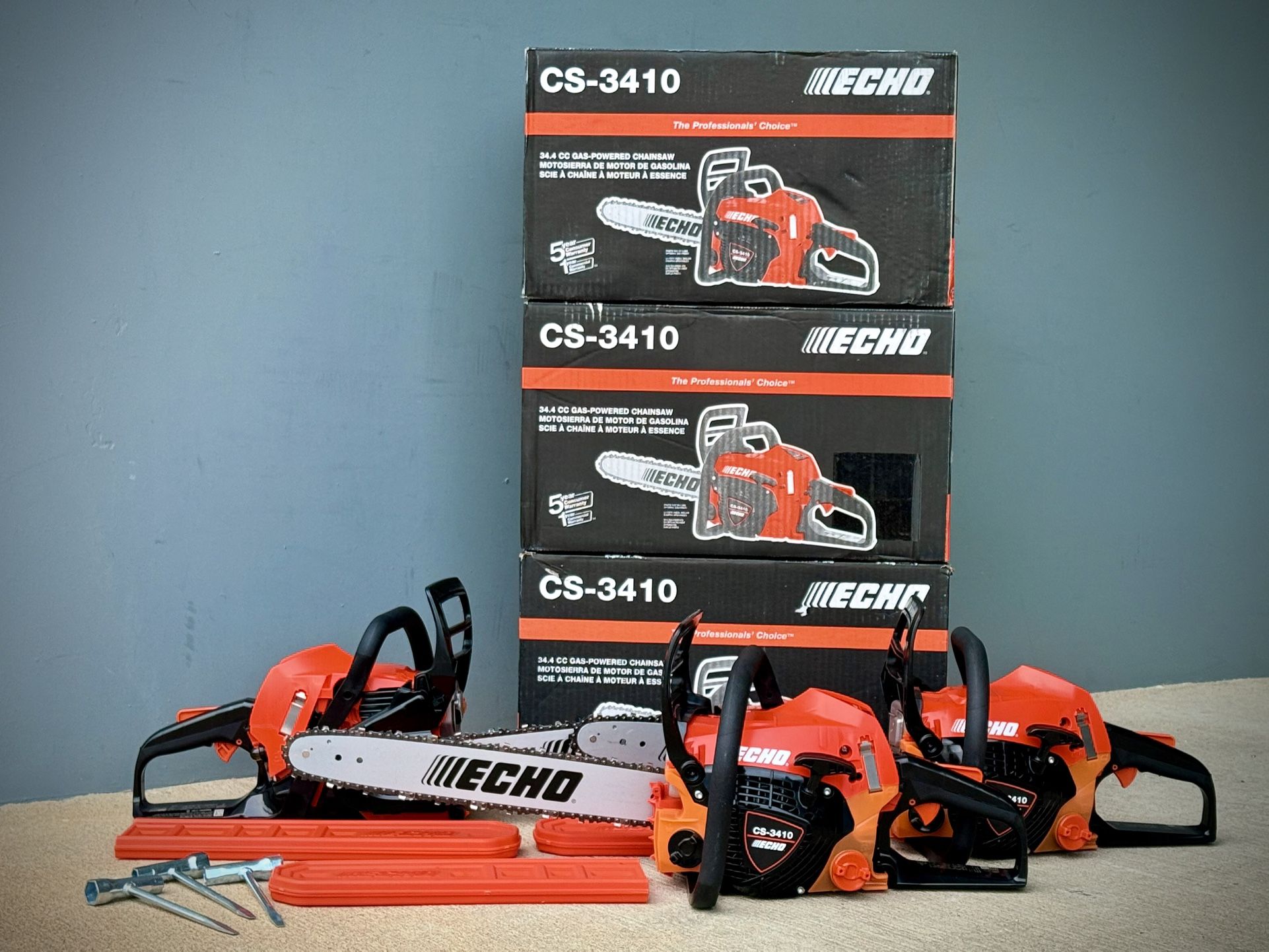 Brand new Echo 14 in. 34.4 cc Gas 2-Stroke Rear Handle Chainsaw with Automatic Chain Oiler