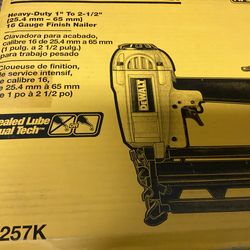 DeWalt finish nailer