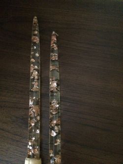 Glass decorative candles