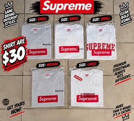 Supreme Shirt (Was $45 On Sale For $35, Sale Ends On Soon)