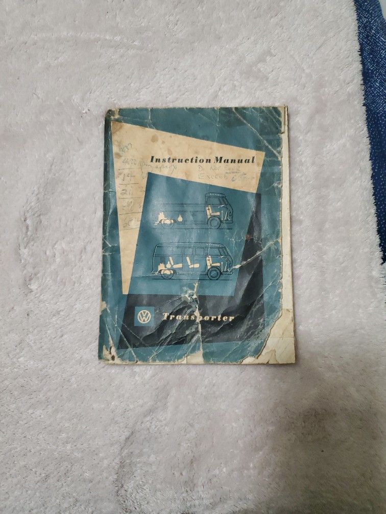 1960 VW Bus February Manual OEM